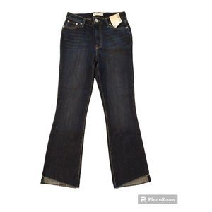 Nine West size 6 kickflare denim cropped jeans